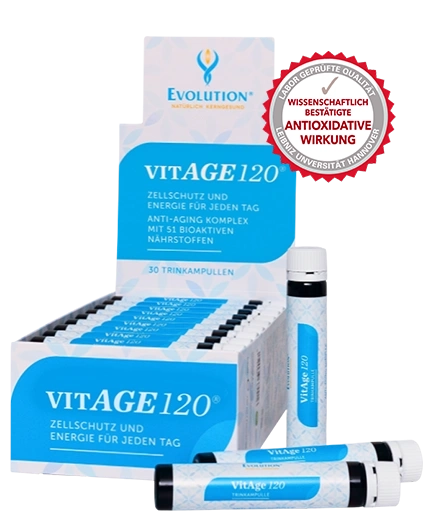 ViTAge120 Trinkampullen für Zellschutz und Energie