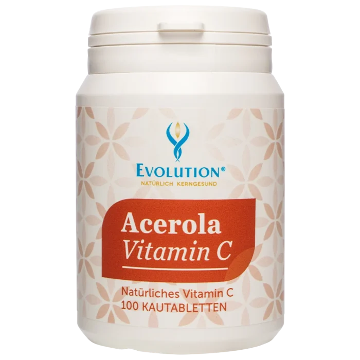 Acerola Vitamin C Kautabletten Dose