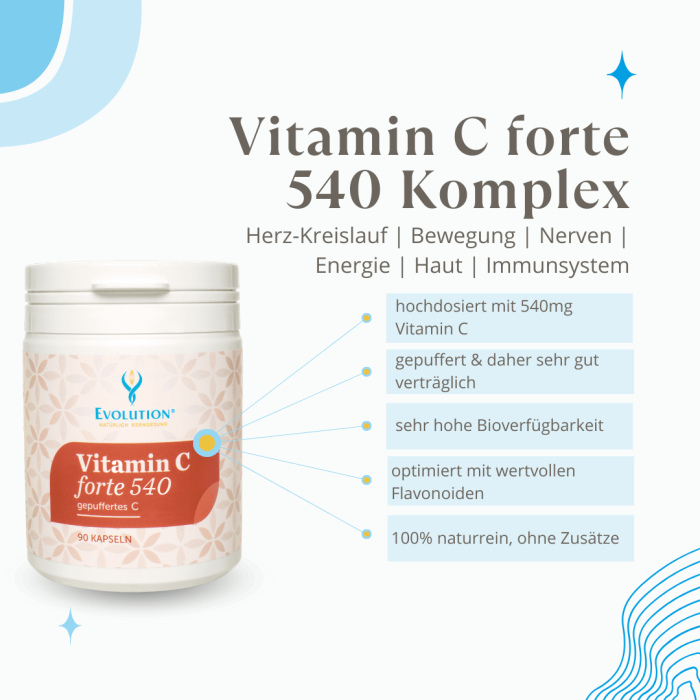 vitamin c forte 540 komplex