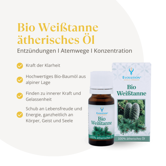 Bio Weißtanne ätherisches Öl - Image 2