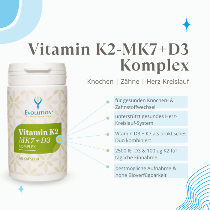 Vitamin K2-MK7+D3 Komplex - Image 3