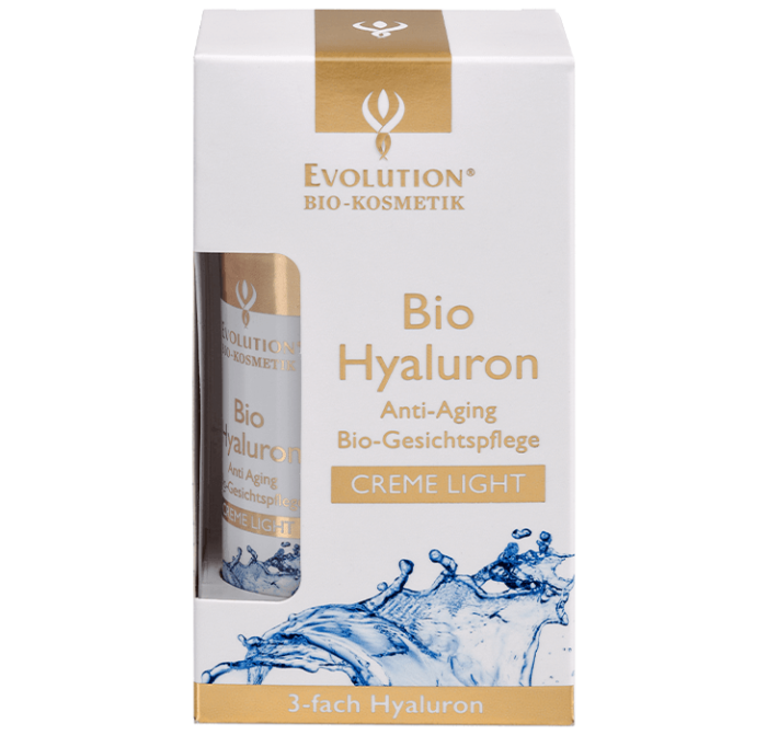 Bio Hyaluron Anti-Aging Creme Flasche mit Karton