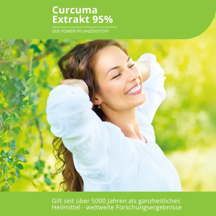 Curcuma Extrakt 95{b001986449e067a03982604d83bc742f1f28322d6b318e8744e67b9750731c40} ohne Piperin - Image 2