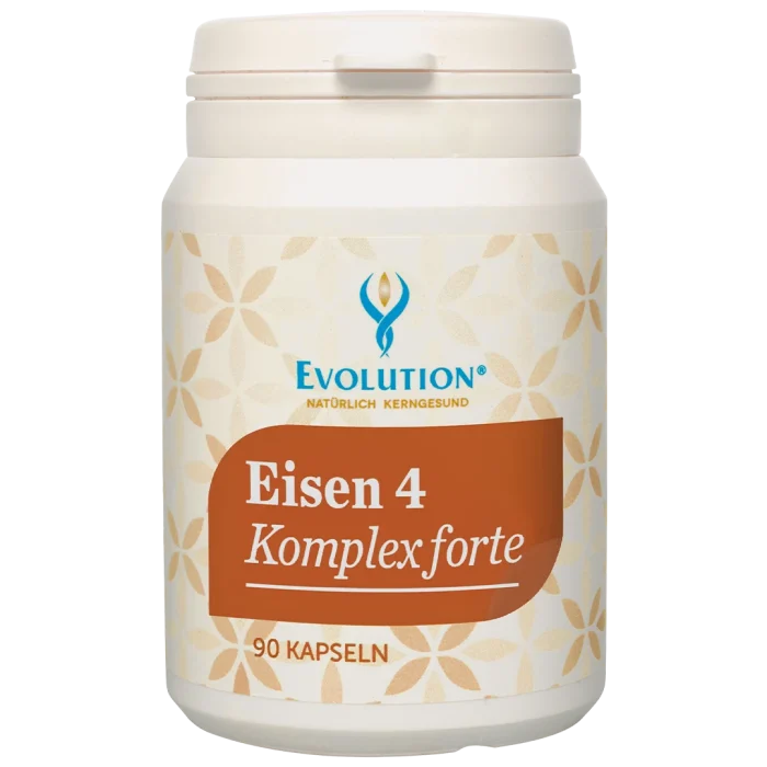 Eisen 4 Komplex forte: gut für Eisenmangel, Immunsystem, Leistung