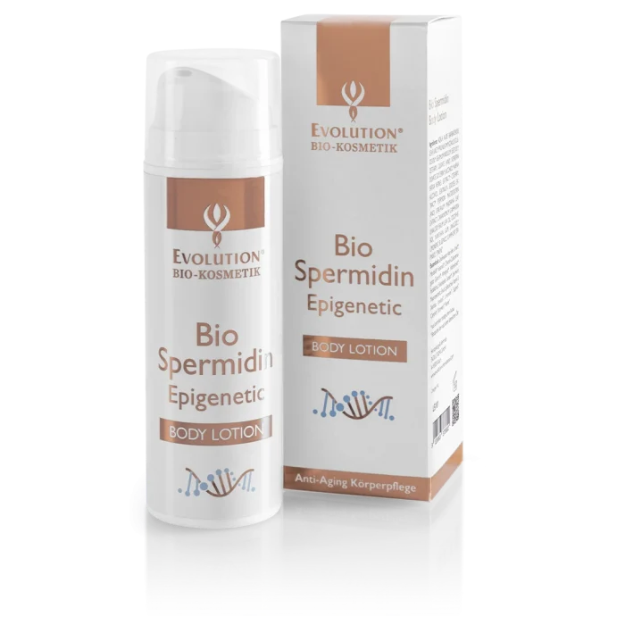 Bio-Lotion Flasche und Verpackung.