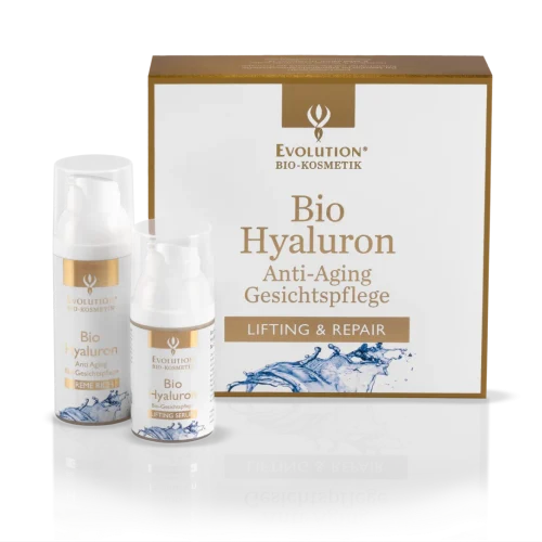 Bio Hyaluron Anti-Aging Gesichtscreme und Serum